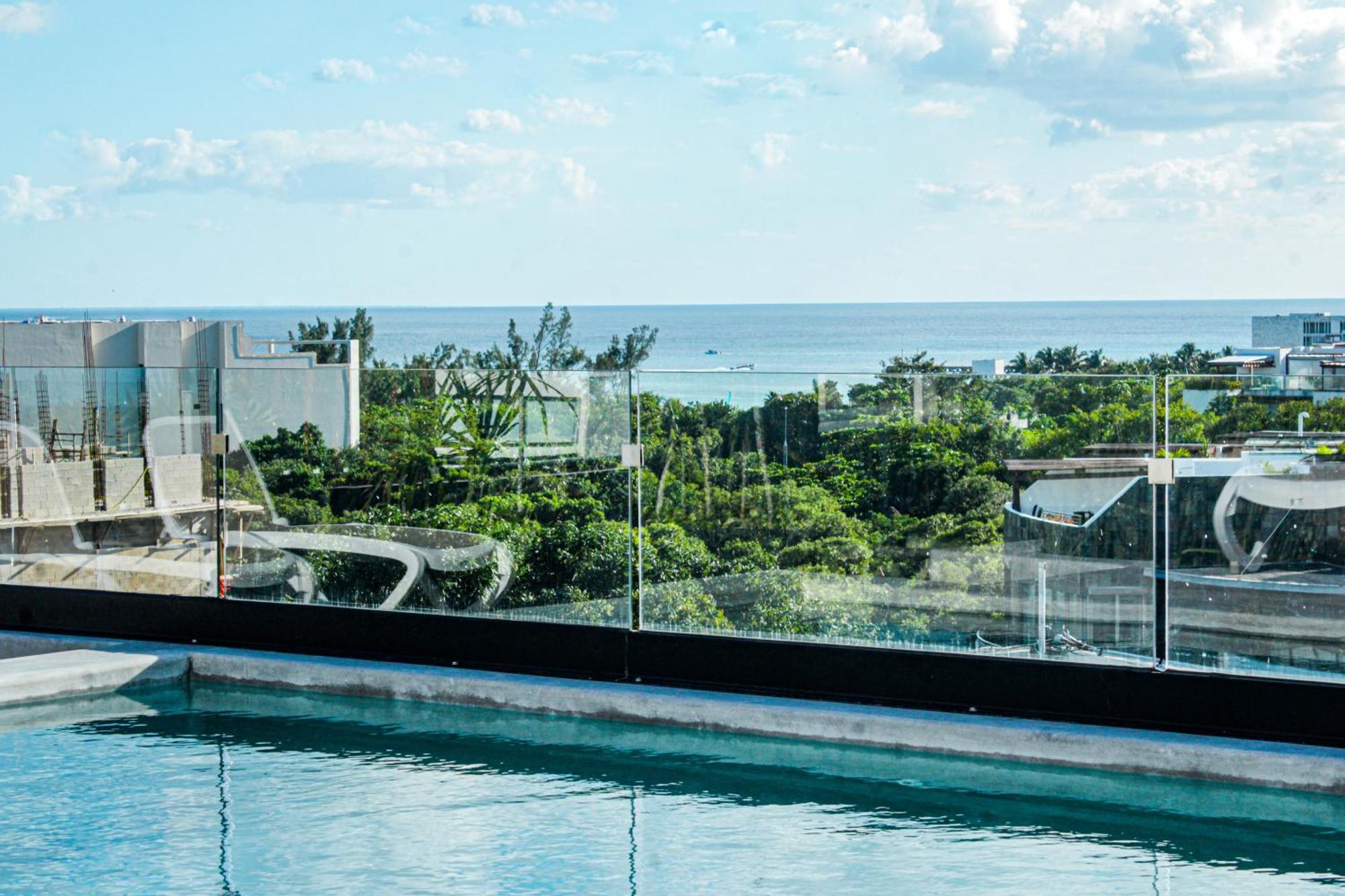 Big, Modern And Beautiful Beach Apartament 1Br Ocean View Playa del Carmen Exteriör bild