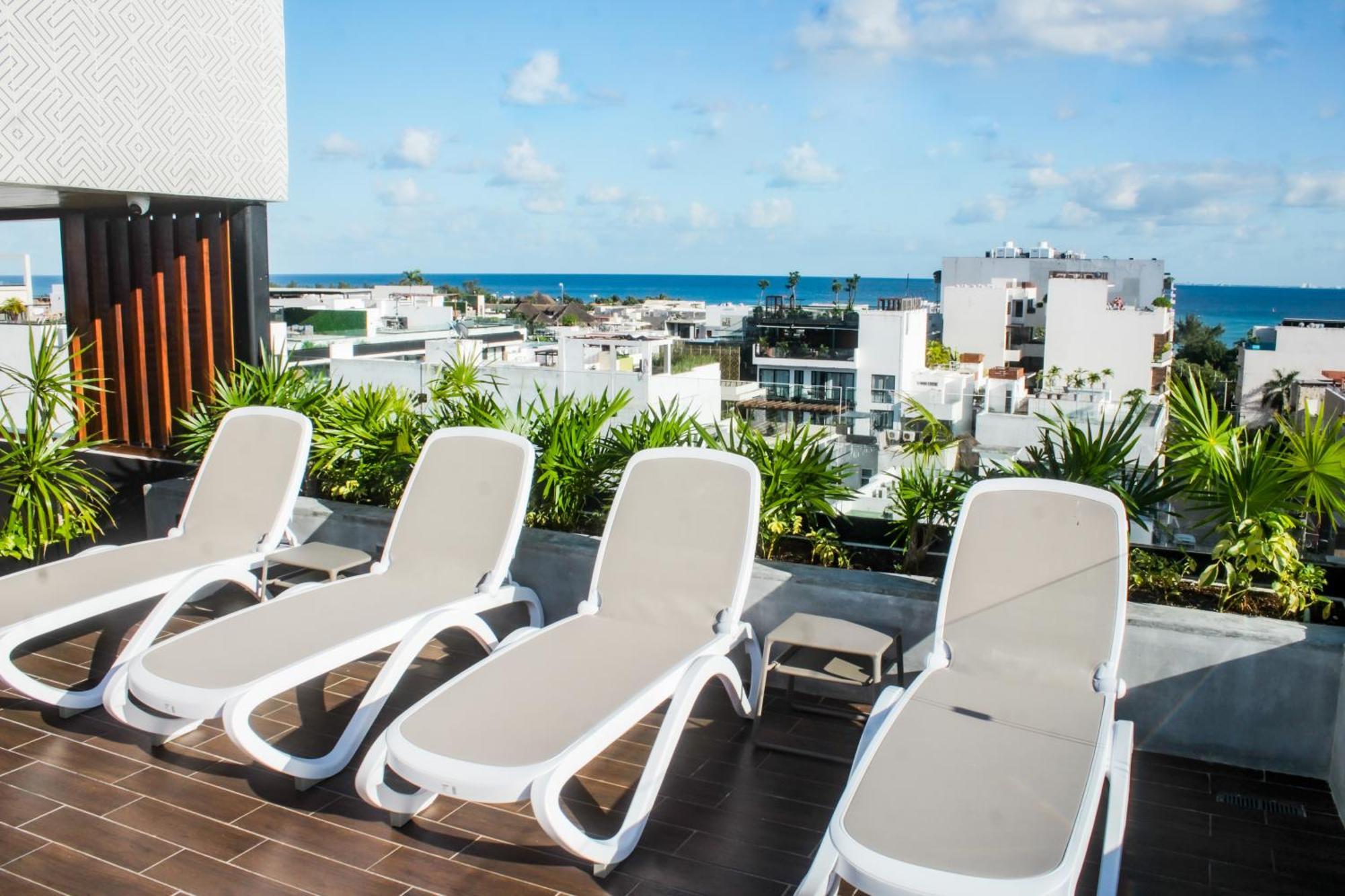 Big, Modern And Beautiful Beach Apartament 1Br Ocean View Playa del Carmen Exteriör bild