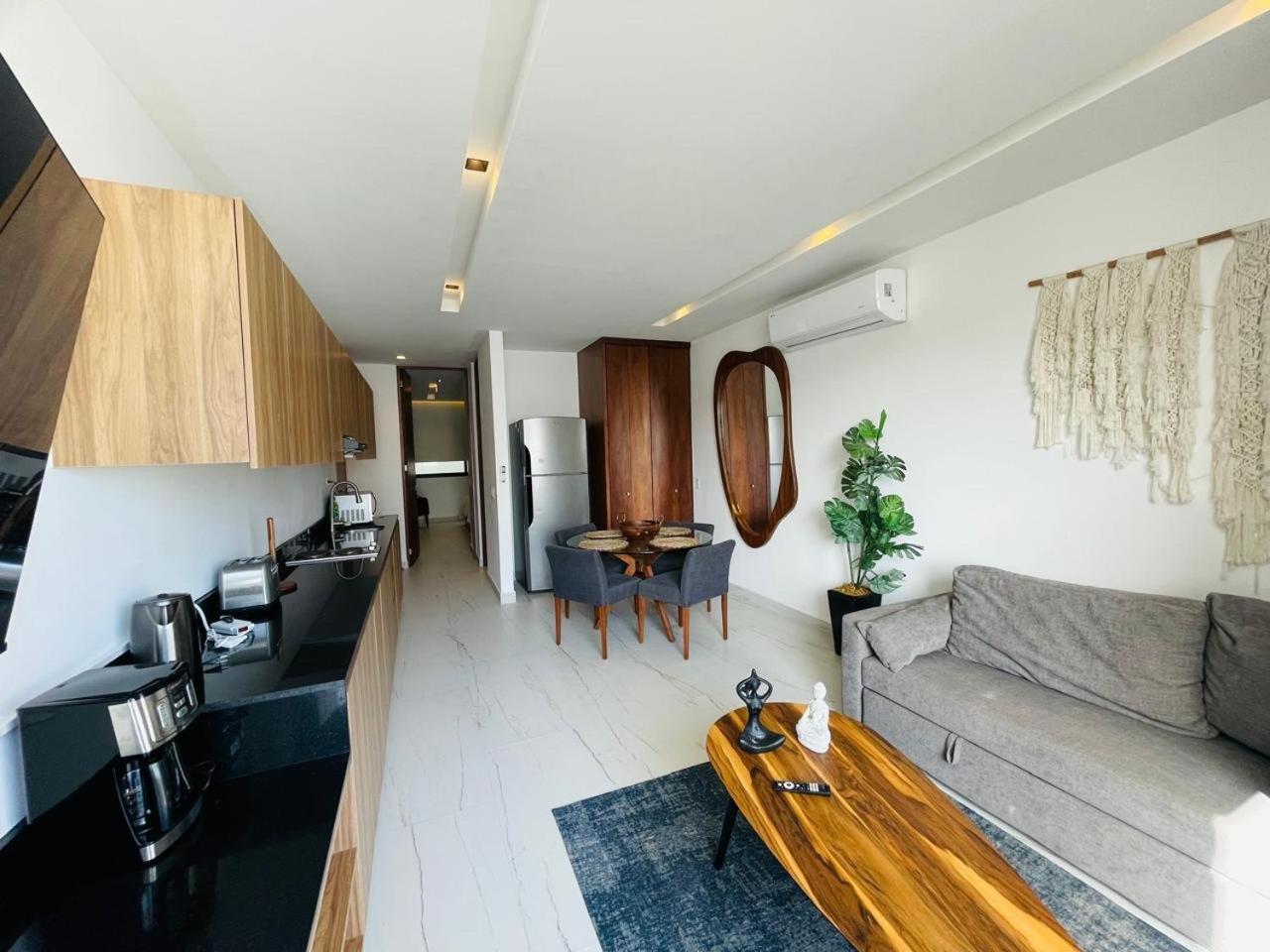 Big, Modern And Beautiful Beach Apartament 1Br Ocean View Playa del Carmen Exteriör bild